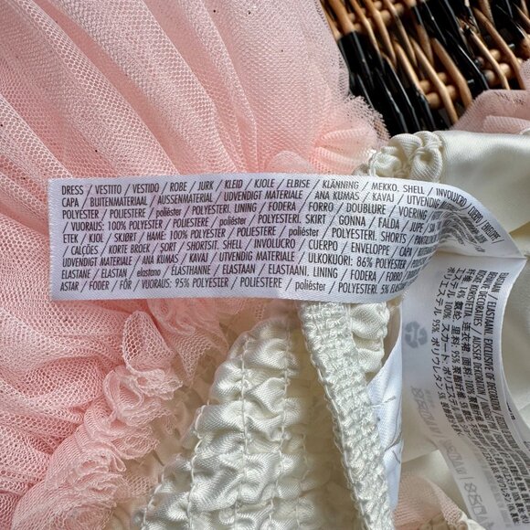 DISNEY Tinker Bell Ariel Belle Tutu Leotard 4 4T Animators Collection Dress Up - Picture 11 of 12